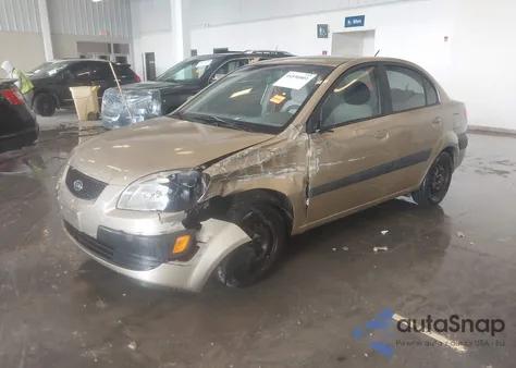2006 Kia Rio Lx z USA, uszkodzony, nr VIN KNADE123766183514